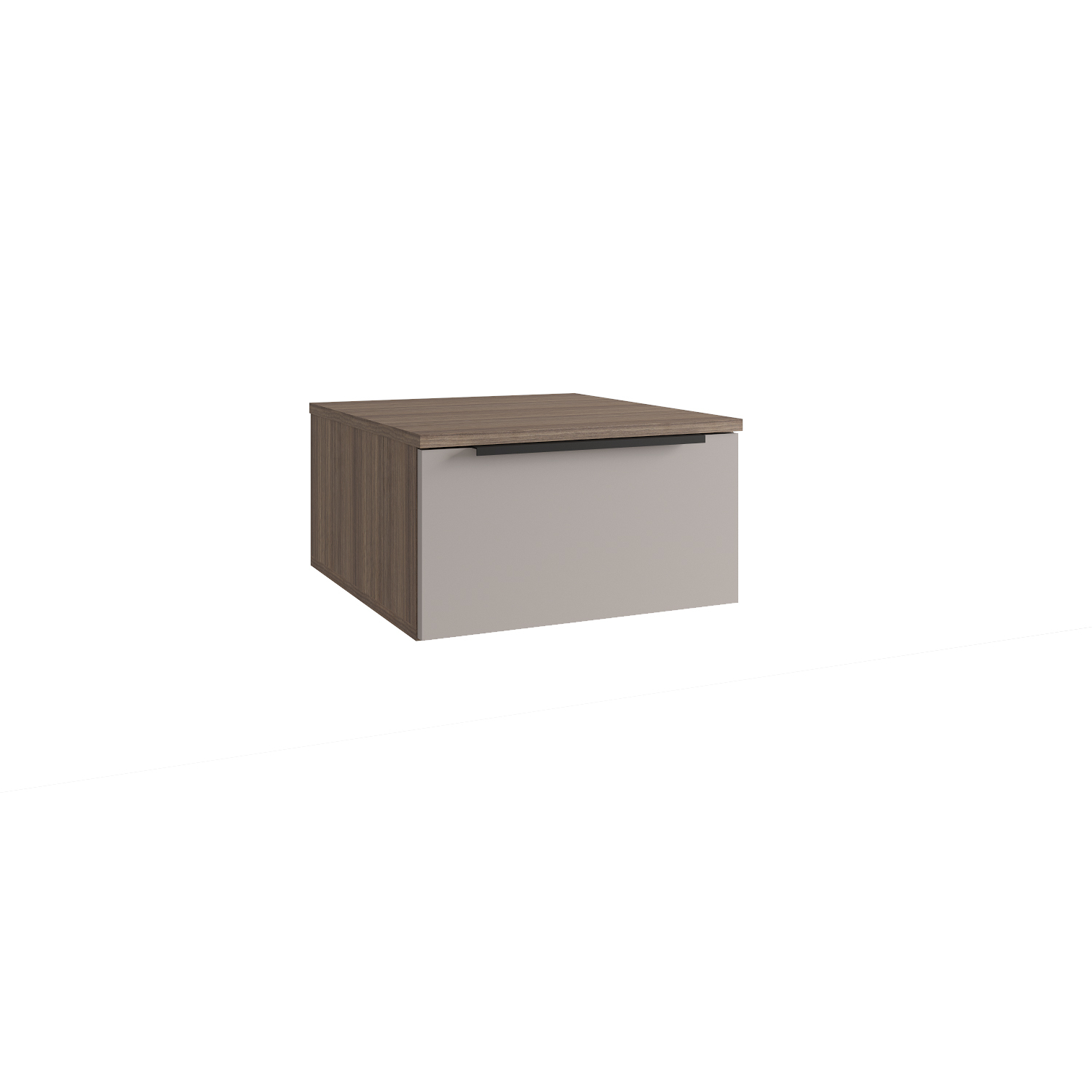 МС Роза Тумба прикроватная Орех Франклин/Ройс Бежевый скин